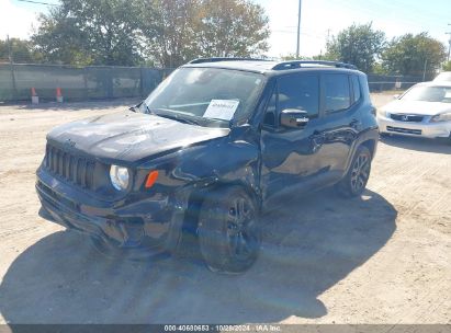 2022 JEEP RENEGADE ALTITUDE 4X4 Black  Gasoline ZACNJDE11NPN99565 photo #3