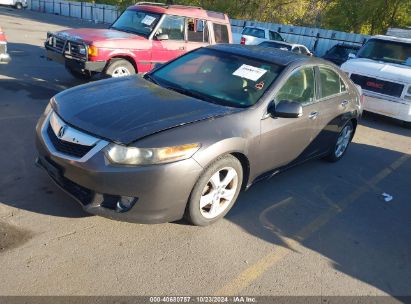 2009 ACURA TSX Blue  Gasoline JH4CU26669C023530 photo #3