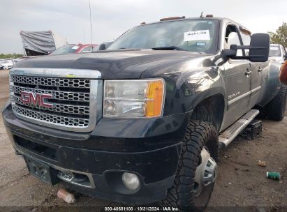 2012 GMC SIERRA 3500HD DENALI Black  Diesel 1GT426C82CF127608 photo #3