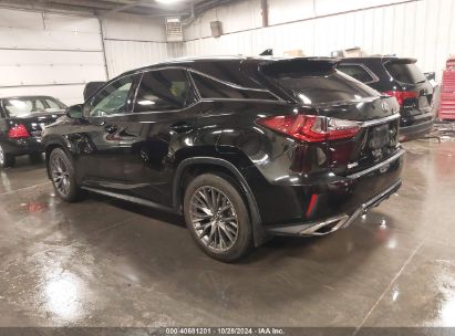 2018 LEXUS RX 350 F SPORT Black  Gasoline 2T2BZMCA5JC164857 photo #4