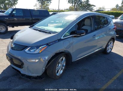 2021 CHEVROLET BOLT EV FWD LT Gray  Electric 1G1FY6S09M4104982 photo #3