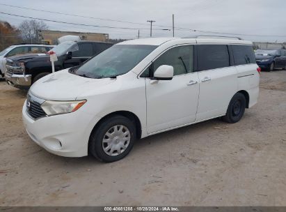 2012 NISSAN QUEST S White  Gasoline JN8AE2KP0C9045150 photo #3