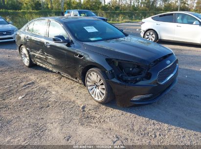 2015 KIA K900 PREMIUM Black  Gasoline KNALU4D42F6027564 photo #1