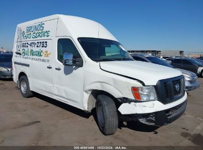 2014 NISSAN NV CARGO NV2500 HD S V8 White  Gasoline 1N6AF0LX1EN109828 photo #1