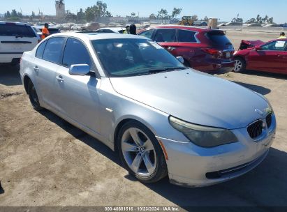 2008 BMW 528I Gray  Gasoline WBANU53538CT16949 photo #1