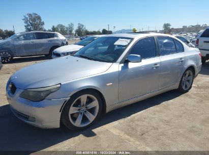 2008 BMW 528I Gray  Gasoline WBANU53538CT16949 photo #3