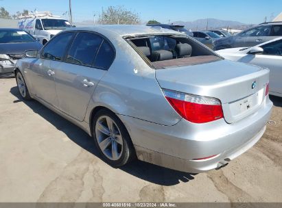 2008 BMW 528I Gray  Gasoline WBANU53538CT16949 photo #4