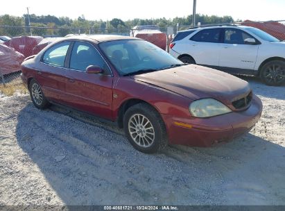 2004 MERCURY SABLE LS PREMIUM Maroon  Gasoline 1MEHM55S44A620573 photo #1