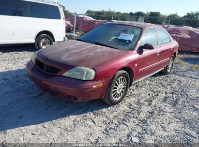 2004 MERCURY SABLE LS PREMIUM Maroon  Gasoline 1MEHM55S44A620573 photo #3