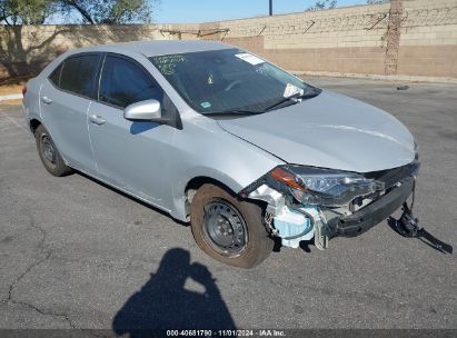 2017 TOYOTA COROLLA L Silver  Gasoline 5YFBURHE4HP721800 photo #1