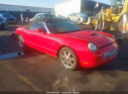 2002 FORD THUNDERBIRD Red  Gasoline 1FAHP60AX2Y116312 photo #1