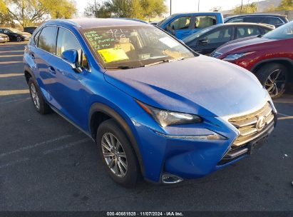 2016 LEXUS NX 200T Blue  Gasoline JTJYARBZ0G2034161 photo #1