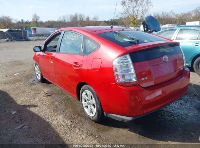 2006 TOYOTA PRIUS Red  Hybrid JTDKB20U367074269 photo #4