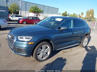 2018 AUDI Q5 2.0T PREMIUM/2.0T TECH PREMIUM Blue  Gasoline WA1BNAFY4J2127461 photo #3