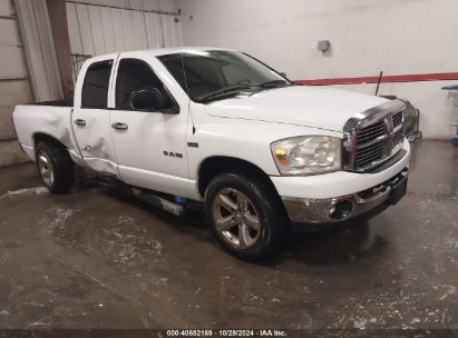 2008 DODGE RAM 1500 SLT White  Gasoline 1D7HU18248J215105 photo #1