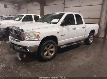 2008 DODGE RAM 1500 SLT White  Gasoline 1D7HU18248J215105 photo #3