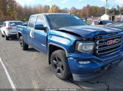 2016 GMC SIERRA 1500 Blue  Gasoline 1GTV2LEC7GZ424978 photo #1