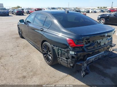 2022 BMW 740 I Black  Gasoline WBA7T2C01NCG92417 photo #4