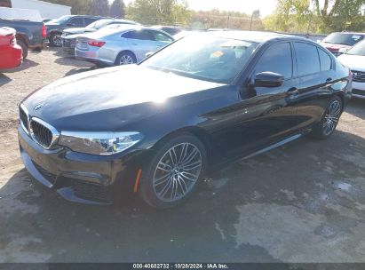 2019 BMW 530I Black  Gasoline WBAJA5C51KBX87325 photo #3