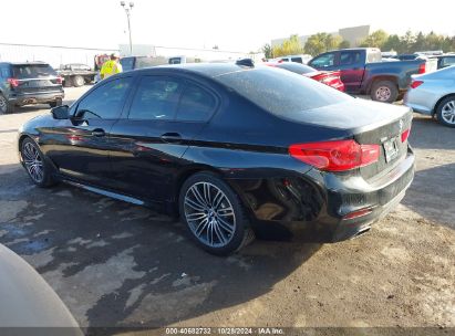 2019 BMW 530I Black  Gasoline WBAJA5C51KBX87325 photo #4