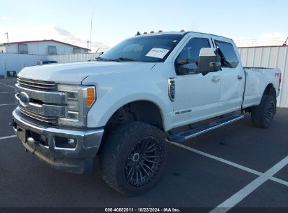 2019 FORD F-350 LARIAT White  Diesel 1FT8W3BT6KEC64954 photo #3