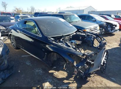 2017 INFINITI Q60 3.0T PREMIUM Black  Gasoline JN1EV7EL0HM551913 photo #1