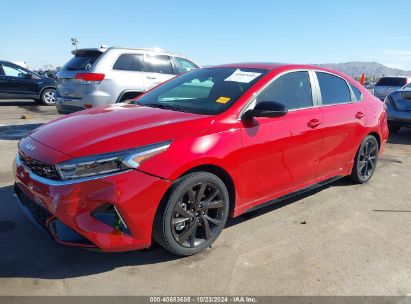 2024 KIA FORTE GT MANUAL Red  Gasoline 3KPF44AC9RE745560 photo #3