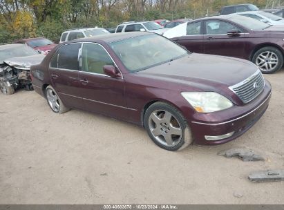 2005 LEXUS LS 430 Purple  Gasoline JTHBN36F555011804 photo #1