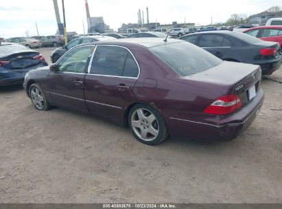 2005 LEXUS LS 430 Purple  Gasoline JTHBN36F555011804 photo #4