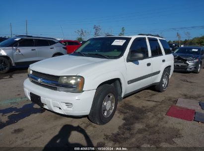 2004 CHEVROLET TRAILBLAZER LS White  Gasoline 1GNDS13S142438011 photo #3