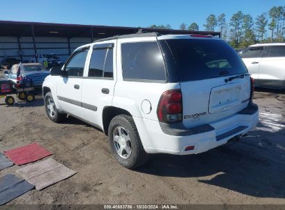 2004 CHEVROLET TRAILBLAZER LS White  Gasoline 1GNDS13S142438011 photo #4