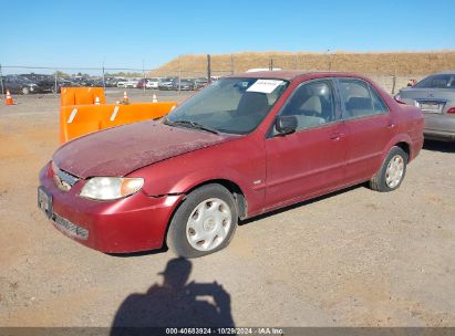 2001 MAZDA PROTEGE DX/LX Maroon  Gasoline JM1BJ222110441461 photo #3