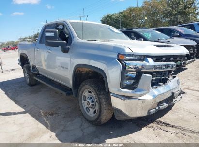 2023 CHEVROLET SILVERADO 2500HD 4WD  STANDARD BED LT Silver  Gasoline 1GC2YNE71PF213521 photo #1