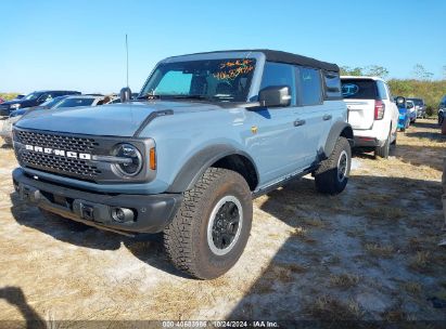 2023 FORD BRONCO BADLANDS Blue  Gasoline 1FMEE5DP3PLB83734 photo #3