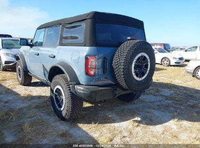 2023 FORD BRONCO BADLANDS Blue  Gasoline 1FMEE5DP3PLB83734 photo #4