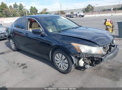 2010 HONDA ACCORD 2.4 LX Black  Gasoline 1HGCP2F34AA139003 photo #1