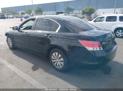 2010 HONDA ACCORD 2.4 LX Black  Gasoline 1HGCP2F34AA139003 photo #4