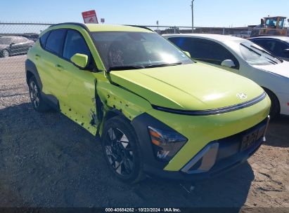 2024 HYUNDAI KONA SEL Yellow  Gasoline KM8HB3AB7RU170789 photo #1