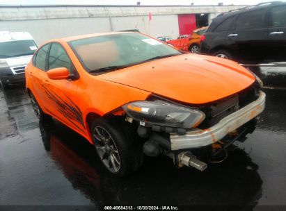 2013 DODGE DART SXT Orange  Gasoline 1C3CDFBA2DD295082 photo #1