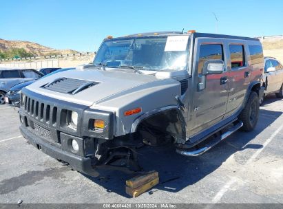 2007 HUMMER H2 SUV Gray  Gasoline 5GRGN23U97H110386 photo #3