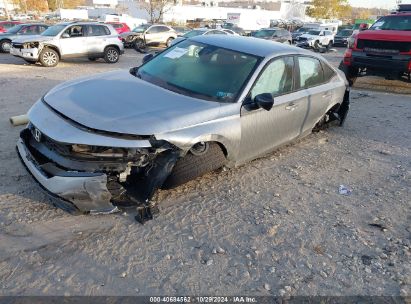 2025 HONDA CIVIC SPORT Silver  Gasoline 2HGFE2F58SH527214 photo #3