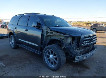 2010 TOYOTA SEQUOIA PLATINUM 5.7L V8 Gray  Flexible Fuel 5TDDW5G18AS038991 photo #1