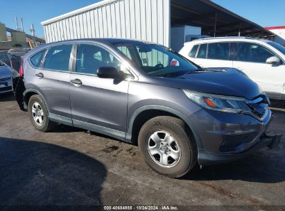 2015 HONDA CR-V LX Gray  Gasoline 3CZRM3H38FG710516 photo #1