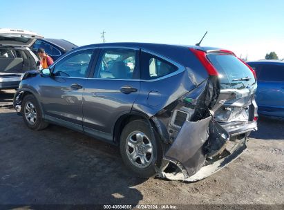 2015 HONDA CR-V LX Gray  Gasoline 3CZRM3H38FG710516 photo #4