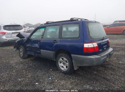 2002 SUBARU FORESTER L Blue  Gasoline JF2SKAXC9LH483178 photo #4