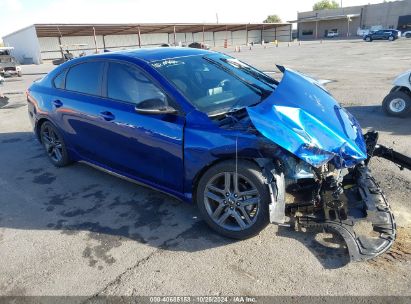 2020 KIA FORTE GT-LINE Blue  Gasoline 3KPF34AD0LE229171 photo #1