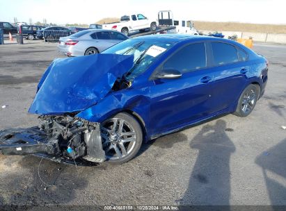 2020 KIA FORTE GT-LINE Blue  Gasoline 3KPF34AD0LE229171 photo #3