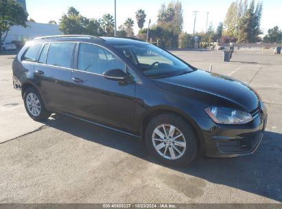 2016 VOLKSWAGEN GOLF SPORTWAGEN TSI LIMITED EDITION/TSI S 4-DOOR/TSI SE 4-DOOR/TSI SEL Black  Gasoline 3VWC17AU8GM523890 photo #1