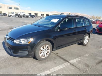 2016 VOLKSWAGEN GOLF SPORTWAGEN TSI LIMITED EDITION/TSI S 4-DOOR/TSI SE 4-DOOR/TSI SEL Black  Gasoline 3VWC17AU8GM523890 photo #3