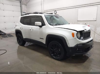 2017 JEEP RENEGADE ALTITUDE 4X4 White  Gasoline ZACCJBBB5HPE68655 photo #1